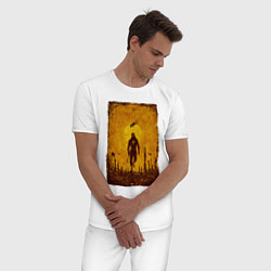 Пижама хлопковая мужская FREEMAN HALF-LIFE 2 Z, цвет: белый — фото 2