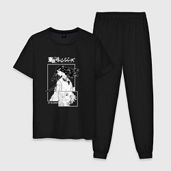 Пижама хлопковая мужская БАДЖИ И МАЙКИ МСТИТЕЛИ, цвет: черный
