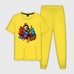 Мужская пижама Дестер и друзья