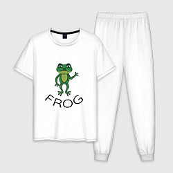 Мужская пижама Frog green