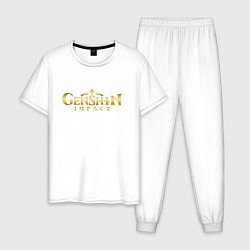 Мужская пижама GOLD LOGO GENSHIN IMPACT