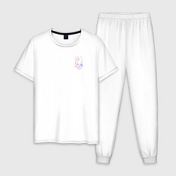Пижама хлопковая мужская TrustHands, цвет: белый