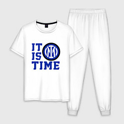 Пижама хлопковая мужская It is Inter time, цвет: белый