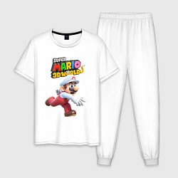 Мужская пижама Super Mario 3D World Video game Nintendo