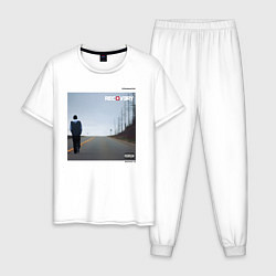 Пижама хлопковая мужская SV Recovery w, цвет: белый