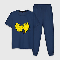 Пижама хлопковая мужская Style Wu-Tang, цвет: тёмно-синий