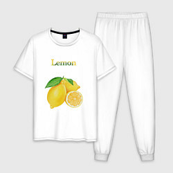 Мужская пижама Lemon лимон