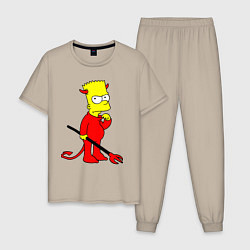 Мужская пижама Bart Simpson - devil