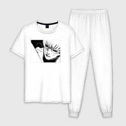 Пижама хлопковая мужская Следователь Кишо Арима, цвет: белый