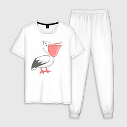 Мужская пижама Пеликан удивлён