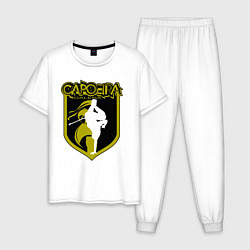 Пижама хлопковая мужская Capoeira - Galera, цвет: белый