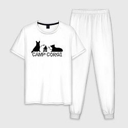 Мужская пижама Лагерь корги