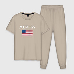 Мужская пижама Alpha USA