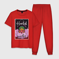 Пижама хлопковая мужская Hookah master redface, цвет: красный