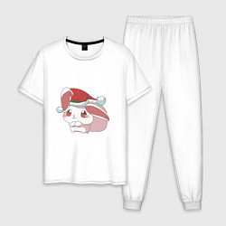 Мужская пижама Праздничный кролик