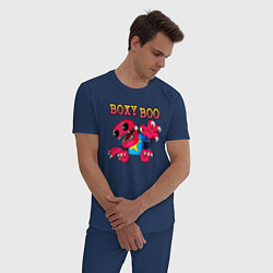 Пижама хлопковая мужская Project Playtime Boxy Boo, цвет: тёмно-синий — фото 2