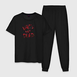 Пижама хлопковая мужская VAG not dead, цвет: черный