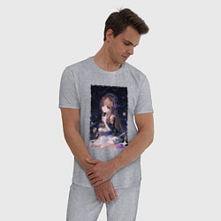 Пижама хлопковая мужская Милая Герта, цвет: меланж — фото 2