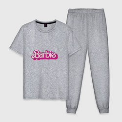 Пижама хлопковая мужская Барби фильм 2023, цвет: меланж