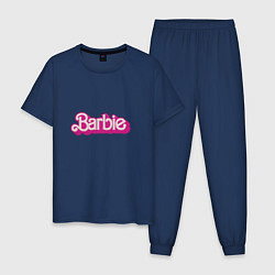 Пижама хлопковая мужская Барби фильм 2023, цвет: тёмно-синий
