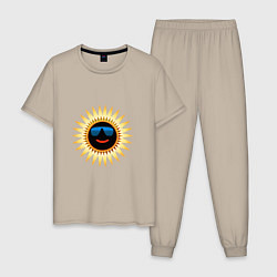 Мужская пижама Солнце в очках