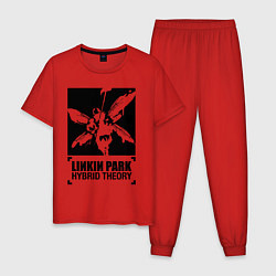 Пижама хлопковая мужская LP Hybrid Theory, цвет: красный