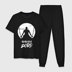 Пижама хлопковая мужская Ророноа Зоро, цвет: черный