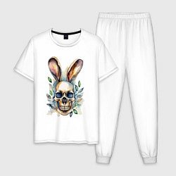 Мужская пижама Moмo - череп с ушами зайца