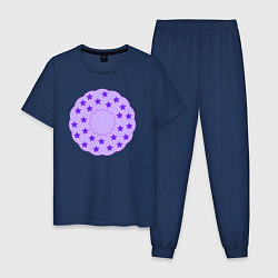 Мужская пижама Барашковый круг со звездами