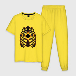 Мужская пижама Сердце черная дыра