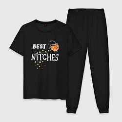 Пижама хлопковая мужская Best nitches, цвет: черный