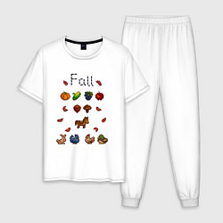 Мужская пижама Stardew Valley fall