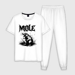 Мужская пижама Крот в ярости