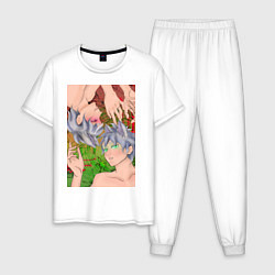 Мужская пижама Кицуне близнецы