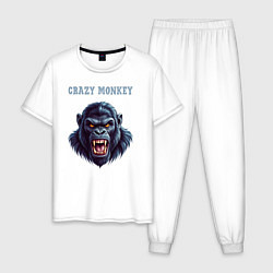 Мужская пижама Crazy gorilla