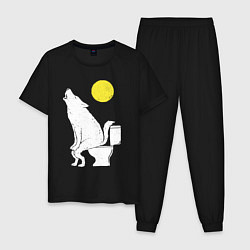 Мужская пижама Срущий волк