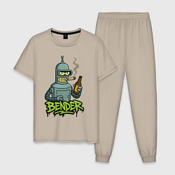 Мужская пижама Bender with beer
