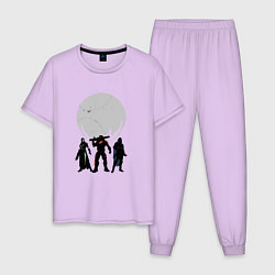 Пижама хлопковая мужская Destiny Guardians, цвет: лаванда
