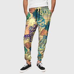 Брюки на резинке мужские Индия 2, цвет: 3D-принт — фото 2
