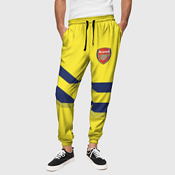 Брюки на резинке мужские Arsenal FC: Yellow style, цвет: 3D-принт — фото 2