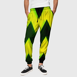 Брюки на резинке мужские Zigzag, цвет: 3D-принт — фото 2