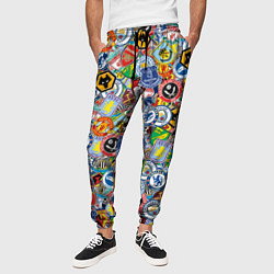 Брюки на резинке мужские Английская Премьер Лига, цвет: 3D-принт — фото 2