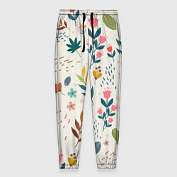 Мужские брюки Цветочный орнамент