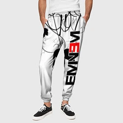Брюки на резинке мужские Eminem, цвет: 3D-принт — фото 2