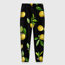 Мужские брюки Лимоны на черном