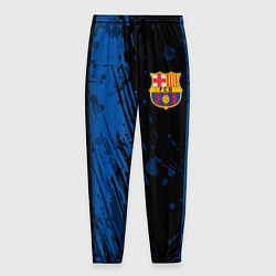 Брюки на резинке мужские FC Barcelona ФК Барселона, цвет: 3D-принт
