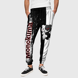 Брюки на резинке мужские Monokuma, цвет: 3D-принт — фото 2