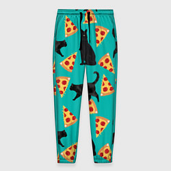 Мужские брюки Котики и Пиццы