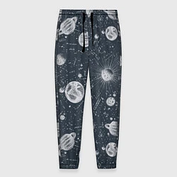 Мужские брюки Звезды, планеты и созвездия