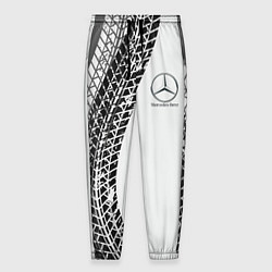 Брюки на резинке мужские Mercedes-Benz дрифт, цвет: 3D-принт